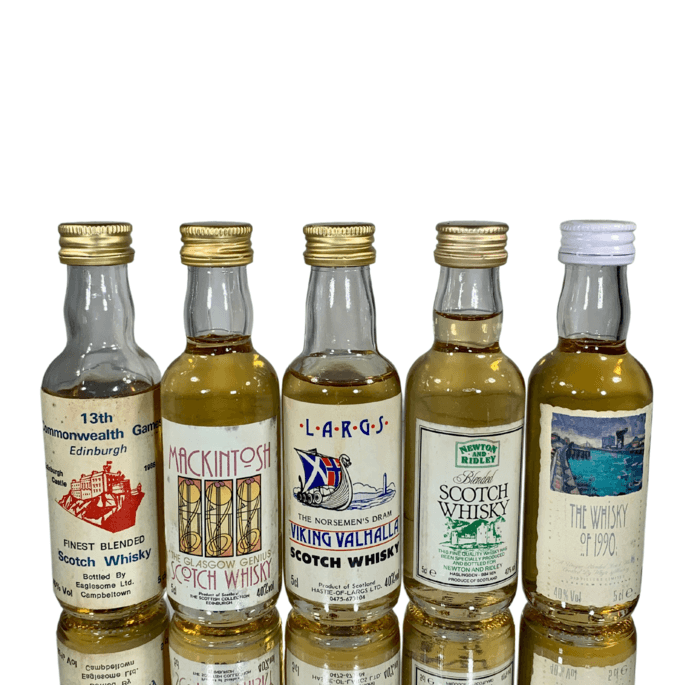 Set of 5 Scotch Miniatures Set of 5 Scotch Miniatures