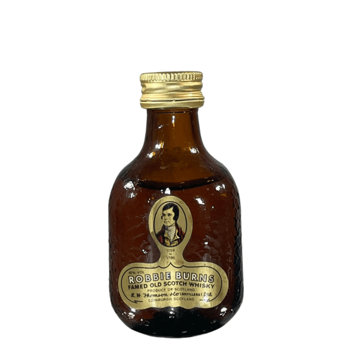 Robbie Burns Famed Old Scotch Whisky Miniature Robbie Burns Famed Old Scotch Whisky Miniature
