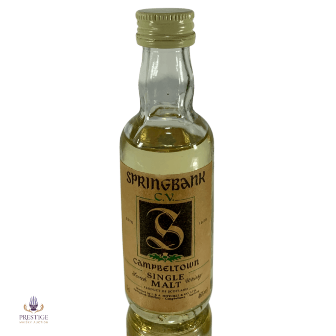 Springbank CV 1990s Green Thistle Miniature Springbank CV 1990s Green Thistle Miniature