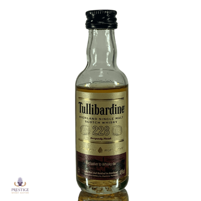 Tullibardine Burgundy Miniature - Whisky DE Exclusive Tullibardine Burgundy Miniature - Whisky DE Exclusive