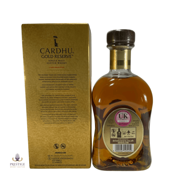 Whisky Cardhu Réserve 12 Ans + 2 Lunettes larges (Speyside) - Au