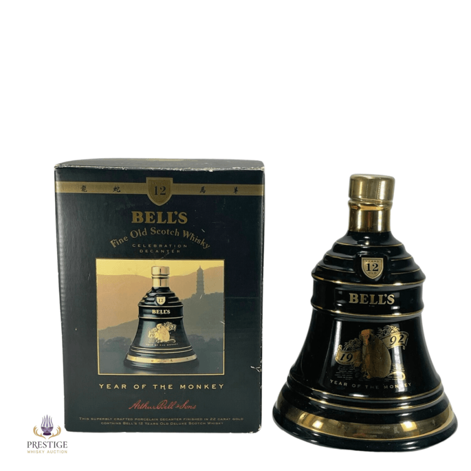 Bid on Bell's 12 Year Old - 1992 Year of the Monkey at