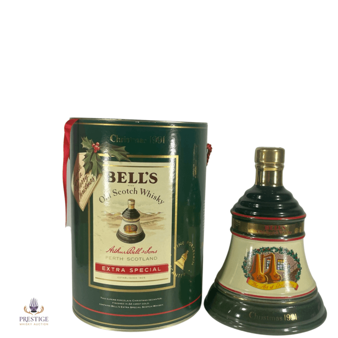 Bell's Christmas 1991 Decanter