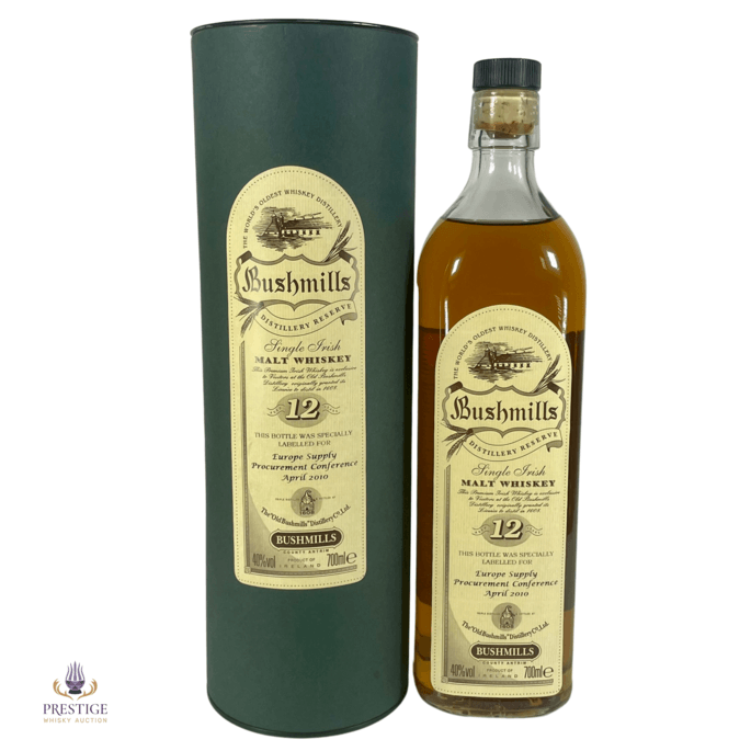 Bushmills 12 Year Old Distillery Reserve - Bespoke Label
