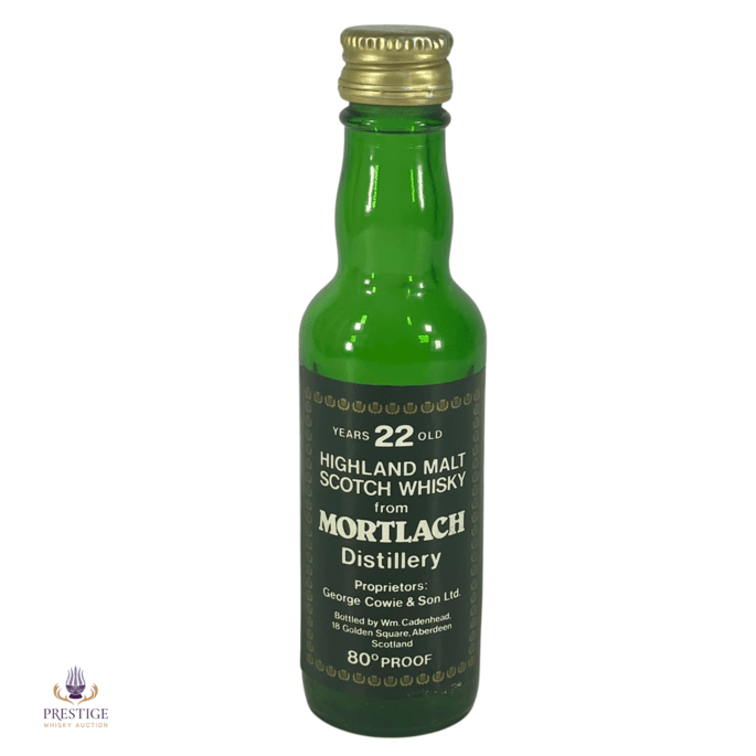 Mortlach 22 Year Old Miniature - Wm Cadenhead 80° Proof