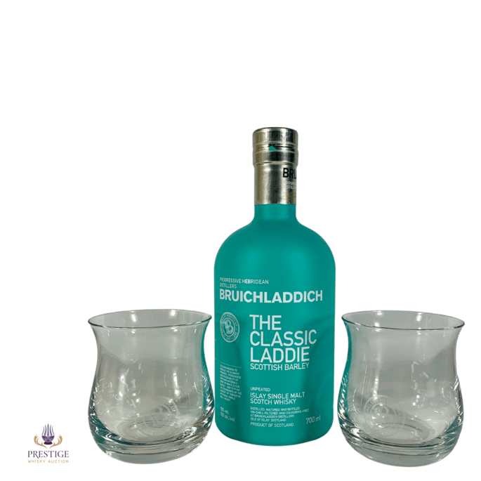 Bruichladdich Classic Laddie with Two Glasses