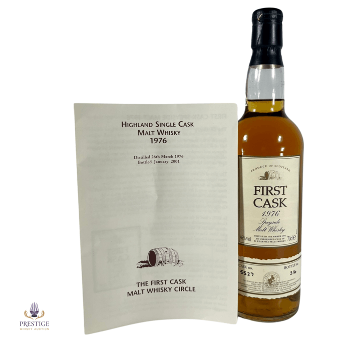 Glenlivet 1976 24 Year Old - First Cask 