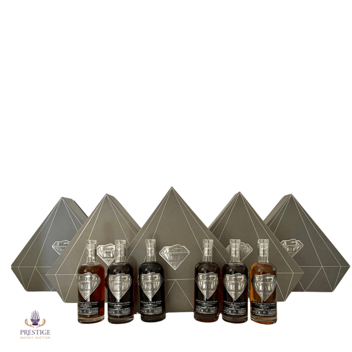 Douglas Laing 75th Anniversary Diamond Collection: Macallan 35, Port Ellen 40, Speyside 55, Blair Athol 30, Cameronbridge 45 & Port Dundas 45 Douglas Laing 75th Anniversary Diamond Collection: Macallan 35, Port Ellen 40, Speyside 55, Blair Athol 30, Cameronbridge 45 & Port Dundas 45