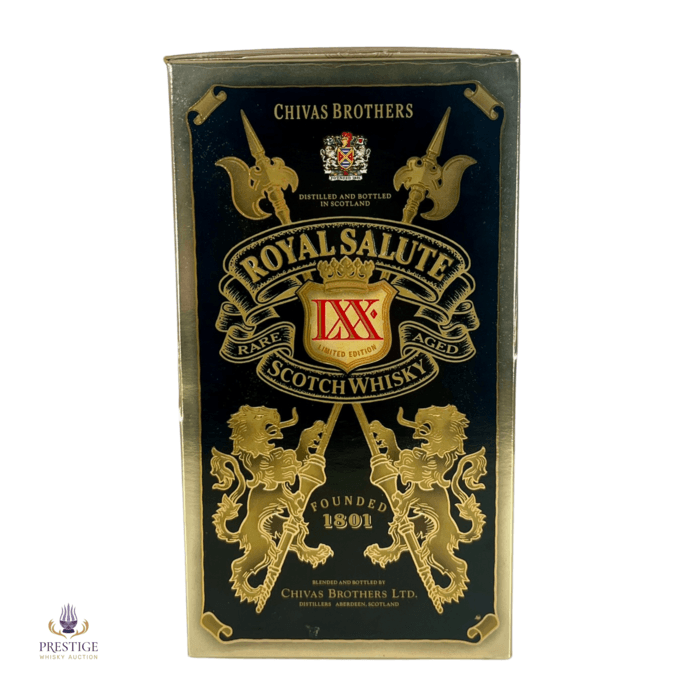 【激安】 Chivas on Bid Royal at Flagon Wade LXX Old Year 21 Salute ウイスキー
