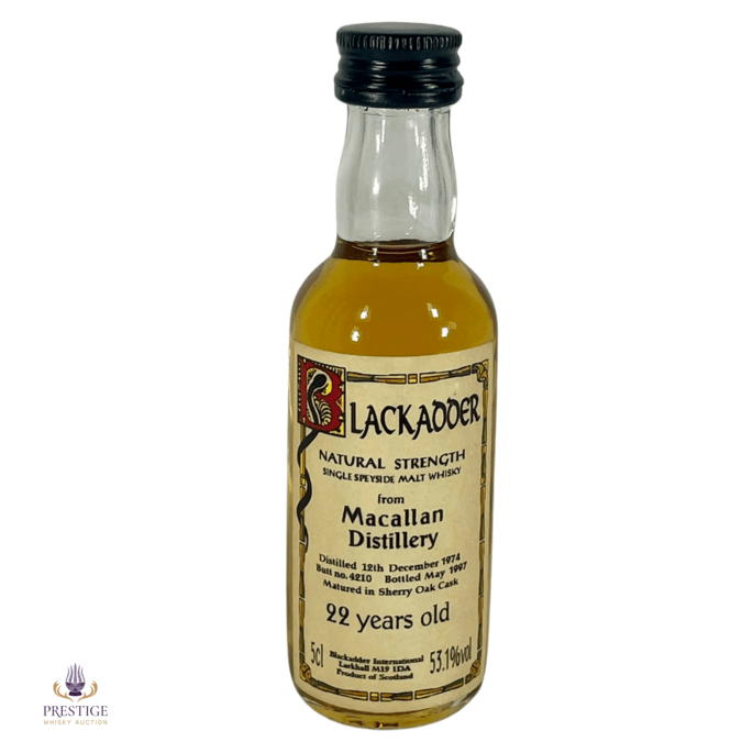 Macallan 1974 22 Year Old Single Cask #4210 - Blackadder 5cl