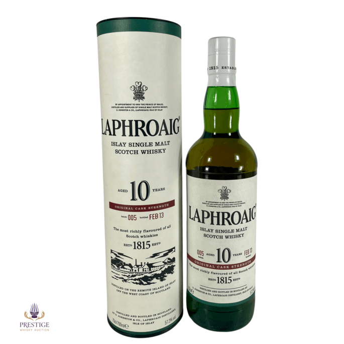 Laphroaig 10 Year Old Cask Strength Batch #005