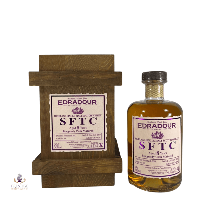 Edradour 2011 8 Year Old Single Cask #100 - Straight From The Cask