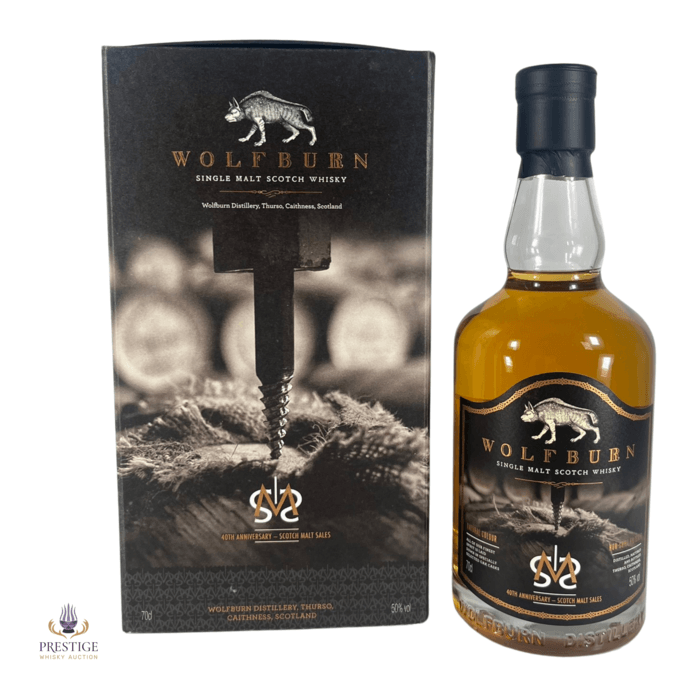 Wolfburn Scottish Malt Sales 40th Anniversary
