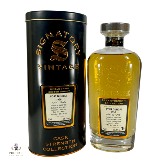 Port Dundas 1996 22 Year Old Single Cask #128333 - Signatory Vintage 