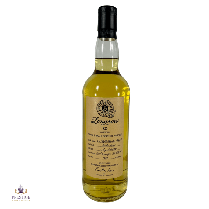 Longrow 2001 20 Year Old - Springbank Society