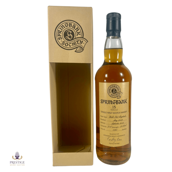 Springbank 2003 15 Year Old - Springbank Society