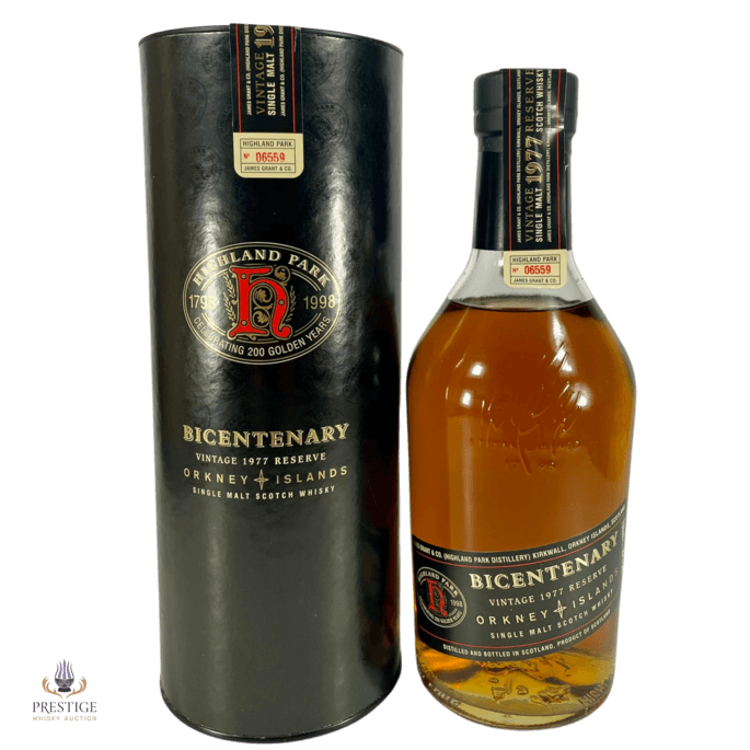 Highland Park 1977 21 Year Old - Bicentenary Release