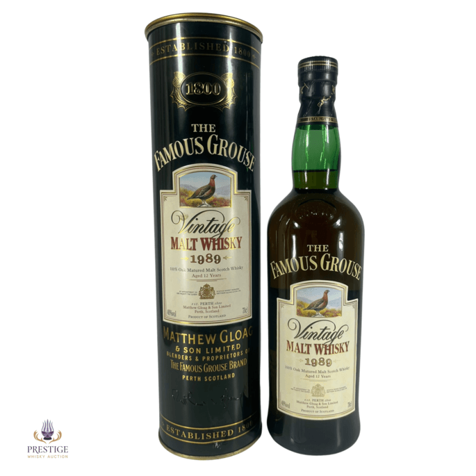 Famous Grouse 12 Year Old 1989 Vintage