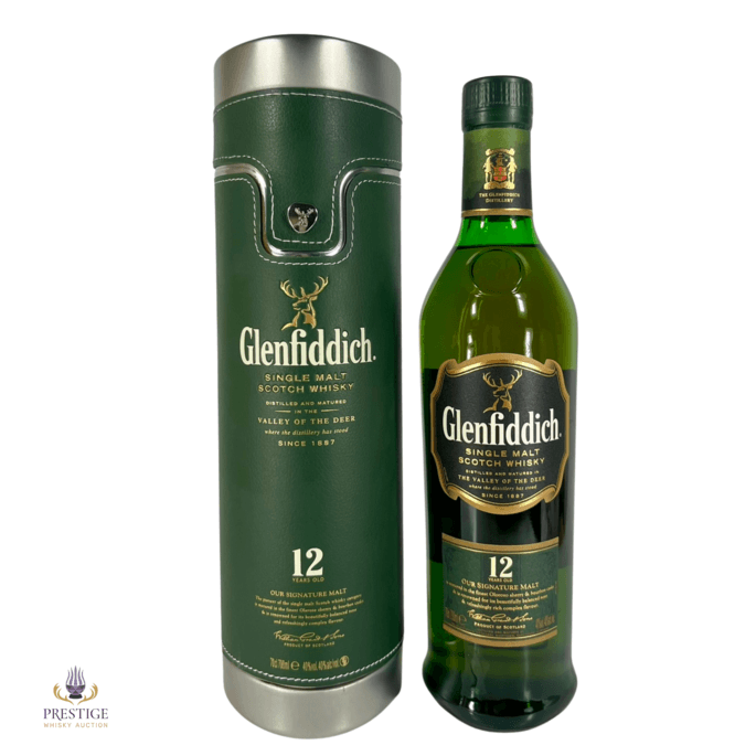 Glenfiddich 12 Year Old Signature Malt - Leather Box