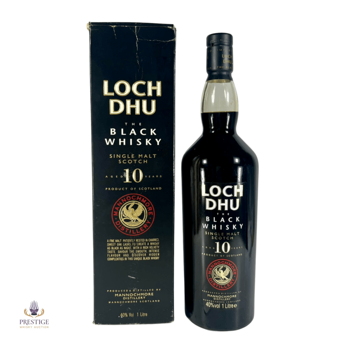 Loch Dhu 10 Year Old - Mannochmore Black Whisky 1L