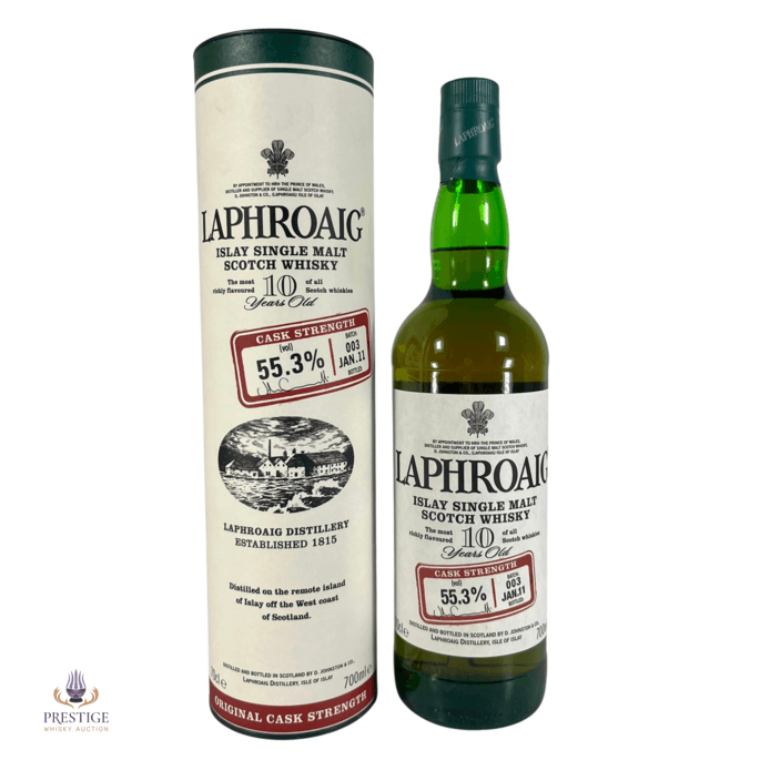 Laphroaig 10 Year Old Cask Strength Batch #003