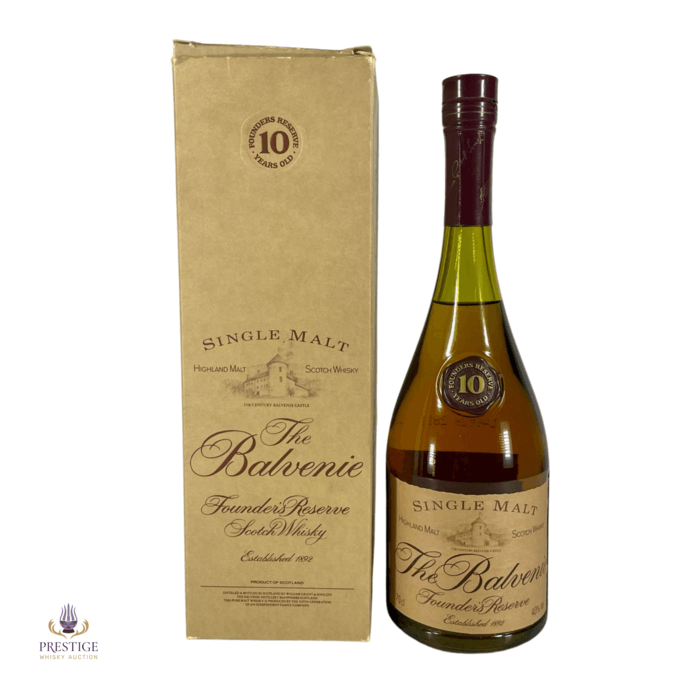 Balvenie 10 Year Old Founder's Reserve - Cognac Bottle