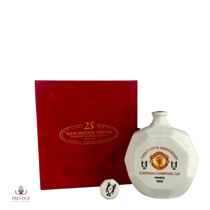 Manchester United 1968 European Champions Cup - 25th Anniversary Decanter