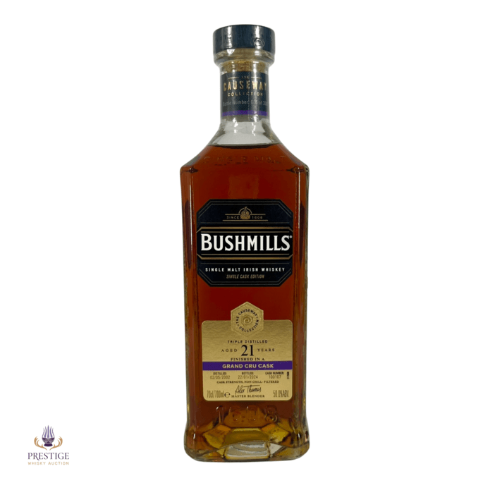 Bushmills 2002 21 Year Old Single Cask #100107 - Causeway Collection