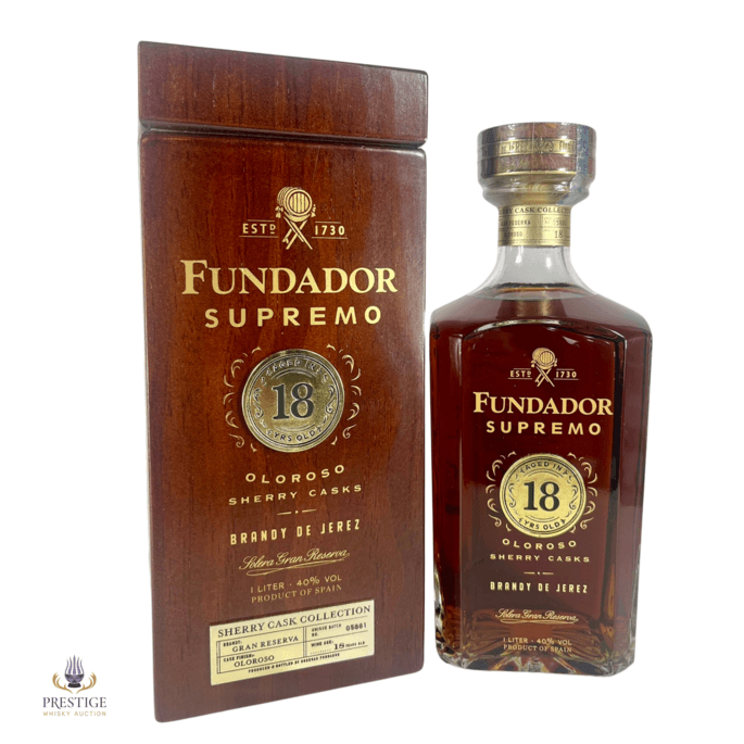 Fundador Supremo 18 Year Old Oloroso Sherry Cask Brandy 1L