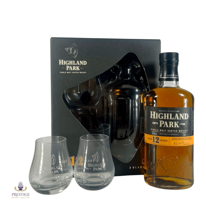 Highland Park 12 Year Old - Glass Gift Set
