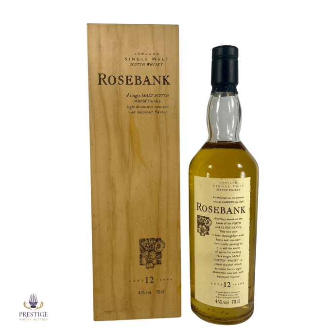 Rosebank 12 Year Old - Flora & Fauna - Wooden Box