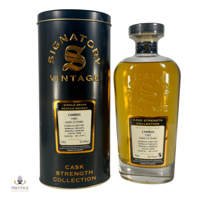Cambus 1991 23 Year Old Single Cask #55890 - Signatory Vintage 