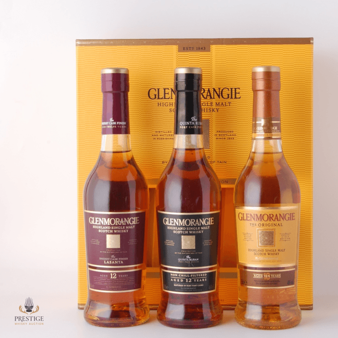 Glenmorangie Pioneering Collection: Lasanta 12, Quinta Ruban 12 & Original 10 35cl