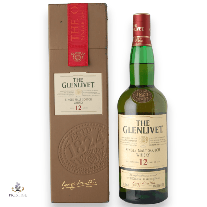 Glenlivet 12 Year Old - Leather Box