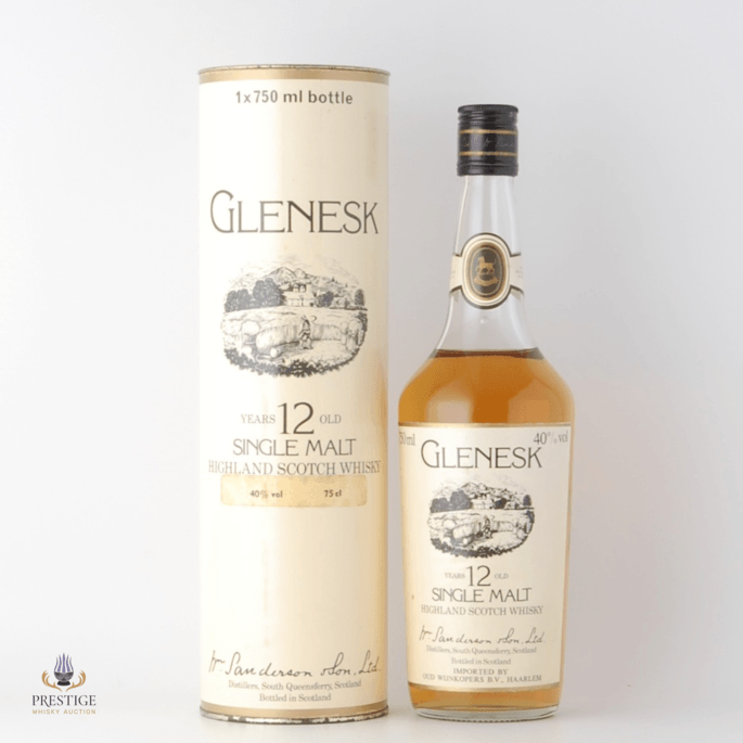 Glenesk 12 Year Old - Wm Sanderson 1980s 