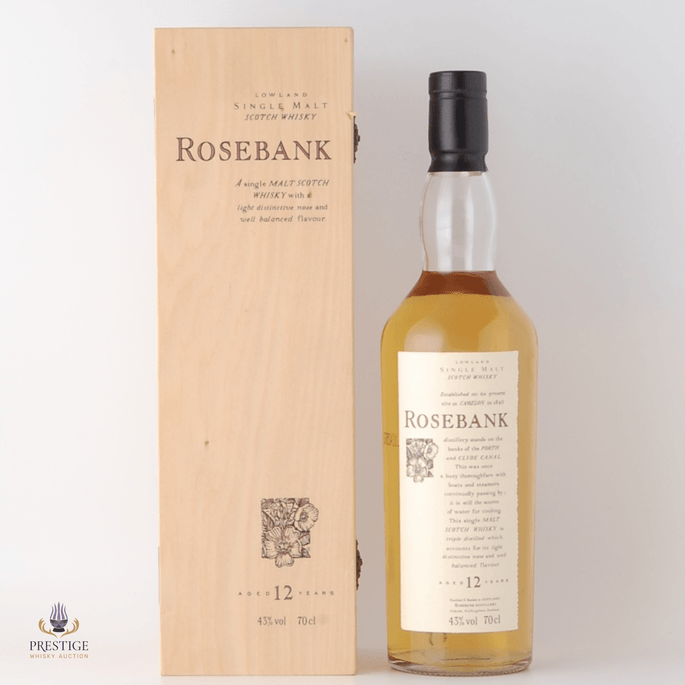 Rosebank 12 Year Old - Flora & Fauna - Wooden Box