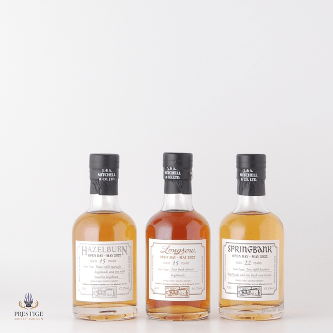 Springbank 22 Year Old, Longrow 15 Year Old & Hazelburn 15 Year Old - Open Day May 2022