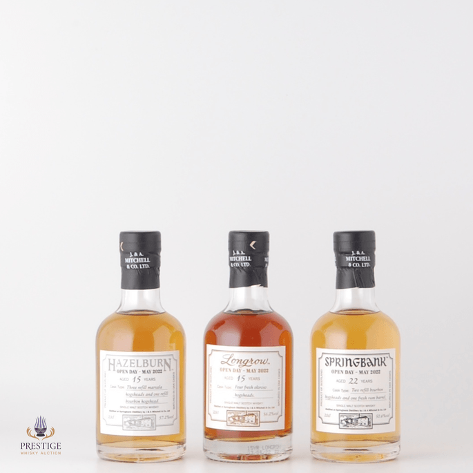 Springbank 22 Year Old, Longrow 15 Year Old & Hazelburn 15 Year Old - Open Day May 2022
