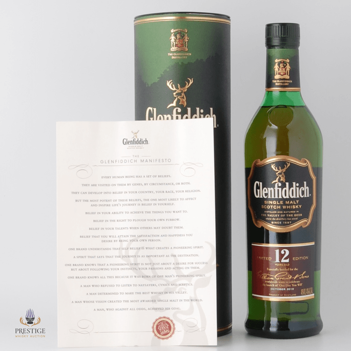 Glenfiddich 12 Year Old Signature Malt - One Day You Will 2010 Release