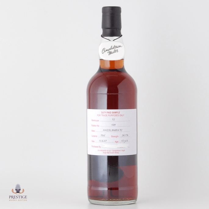 Hazelburn 2007 15 Year Old Duty Paid Sample
