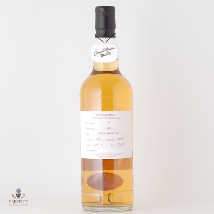 Springbank 2011 11 Year Old Duty Paid Sample