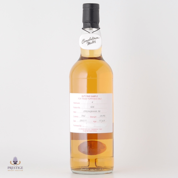 Springbank 2011 11 Year Old Duty Paid Sample