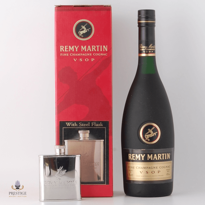 Remy Martin VSOP Fine Champagne Cognac with Hip Flask