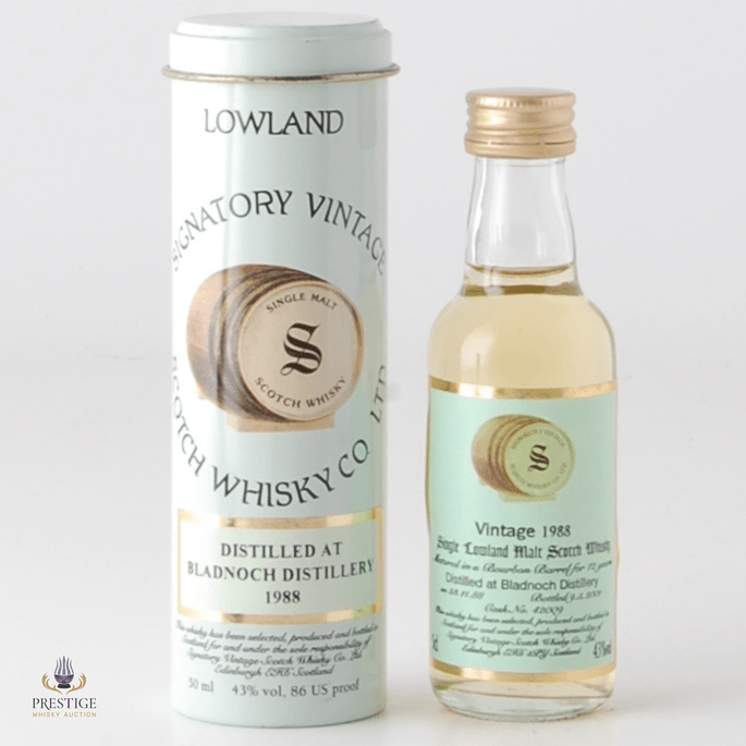 Bladnoch 1988 12 Year Old - Signatory Vintage 5cl