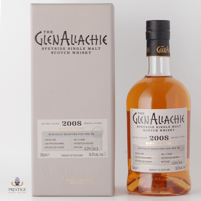 Glenallachie 2008 12 Year Old Cask #3966