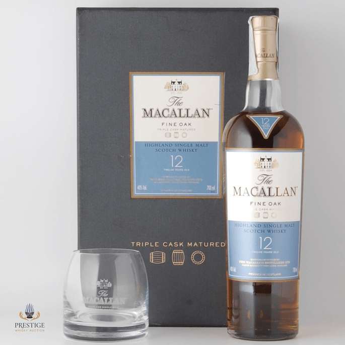 Macallan 12 Year Old Fine Oak - Glass Gift Set