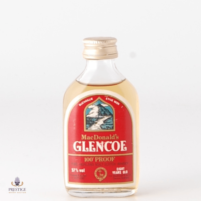 MacDonald's Glencoe 8 Year Old 100° Proof Miniature