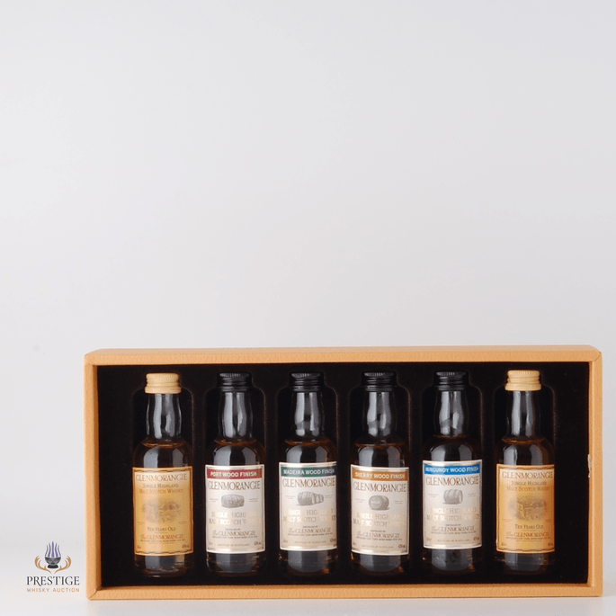 Glenmorangie Miniature Set: Port, Madeira, Sherry, Burgundy Wood & 2 x 10 Year Old