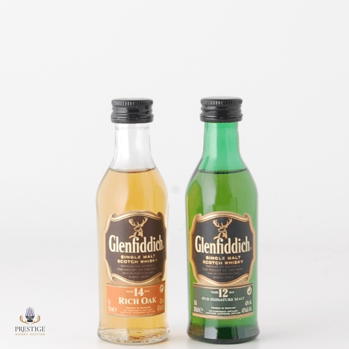 Glenfiddich Miniature Set: 12 & 14 Year Old