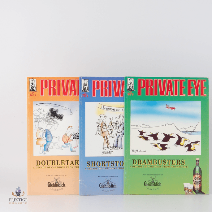 Glenfiddich Private Eye Books x 3